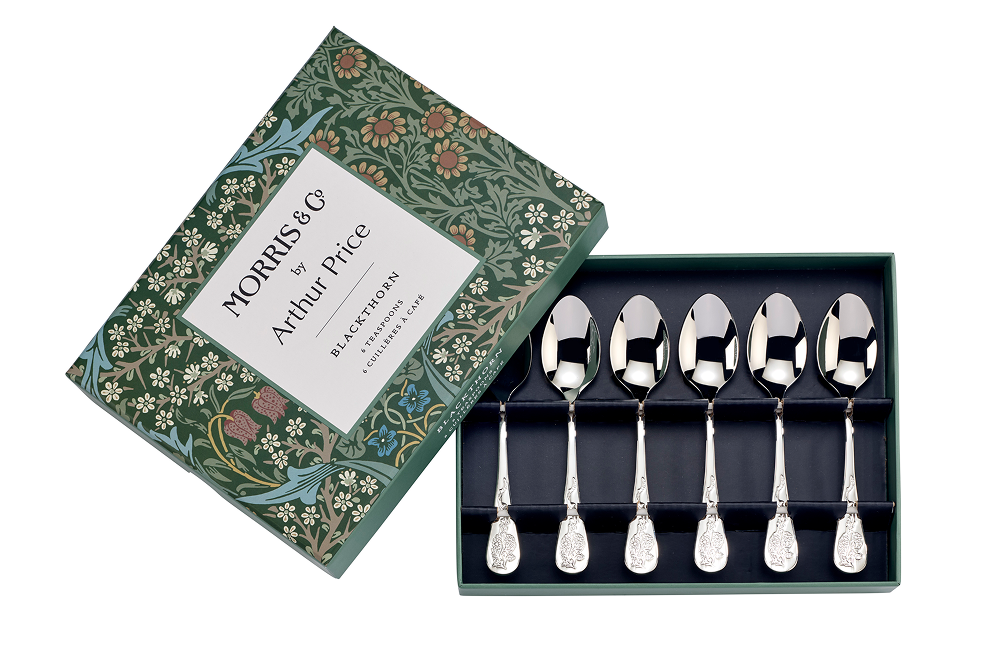 Arthur Price of England ティースプーン　６本セット Morris & Co. Blackthorn Box of 6 Teaspoons – Arthur Price