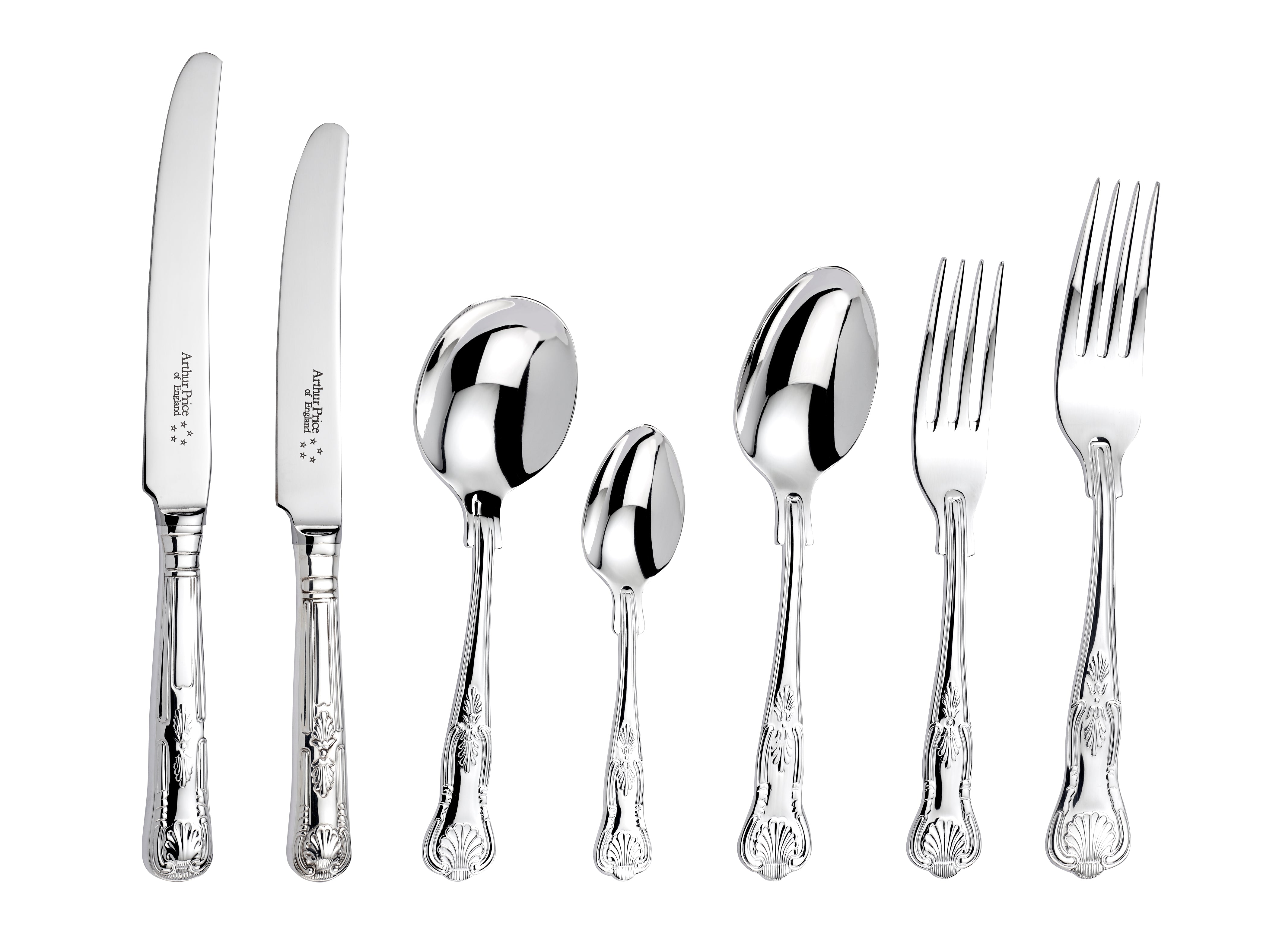 【Arthur Price】キングスパターンのディナーフル12本セット Arthur Price of England アーサープライス Kings／キングス