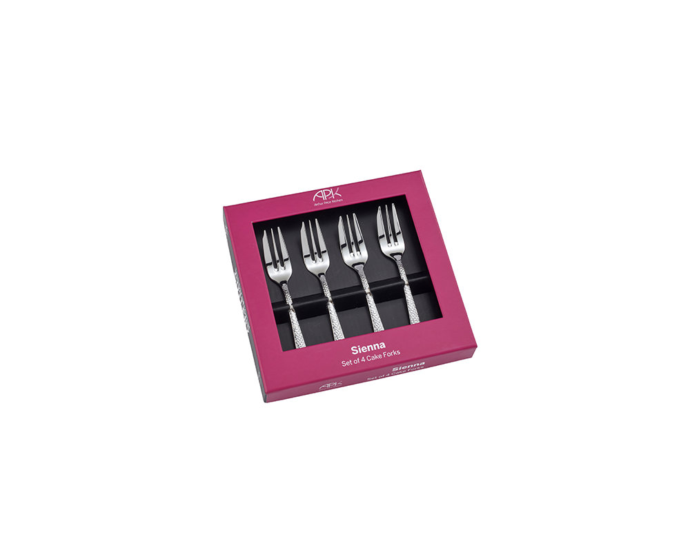 RENEKA Série de 12 fourchettes à gâteau contour Spatours Victoria 15cm