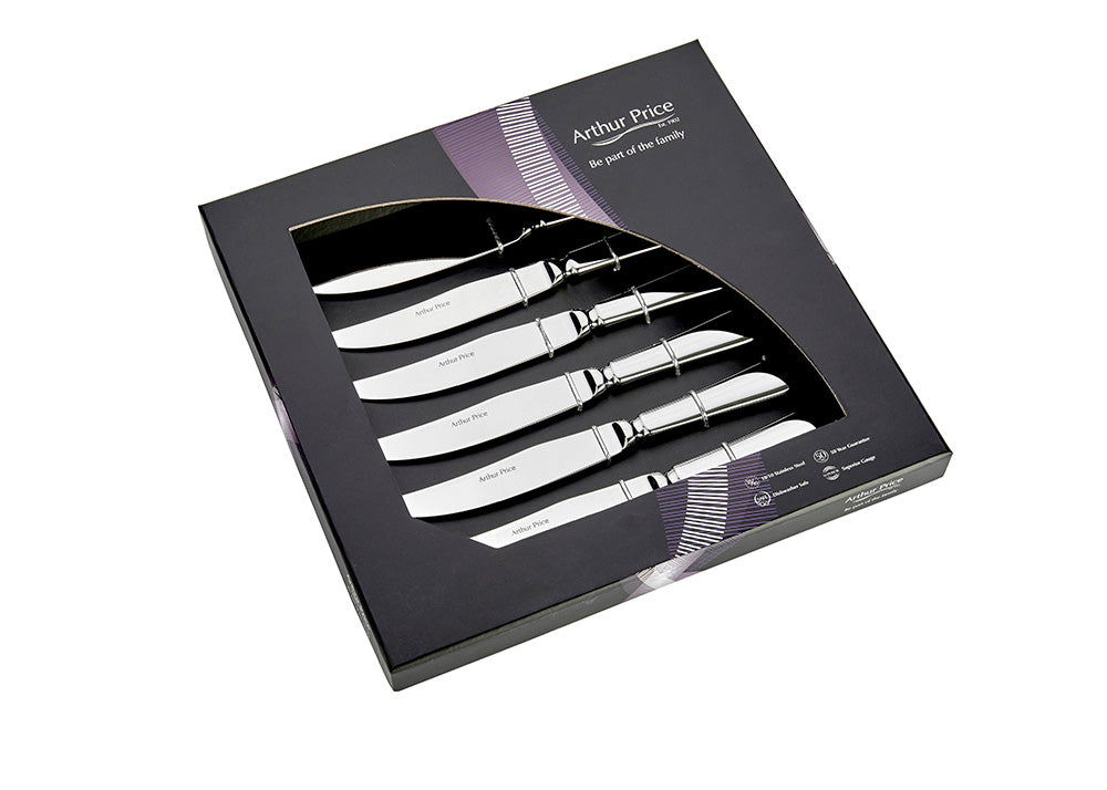 Everyday Classic Old English Box of 6 Steak knives – Arthur