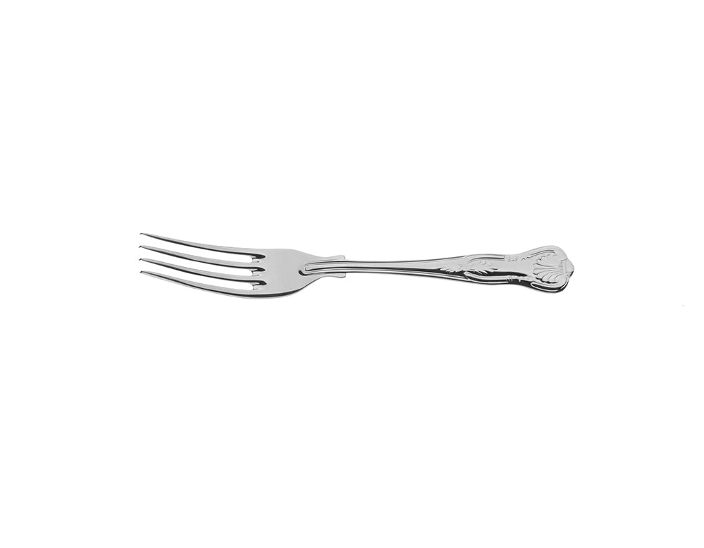 Olympia Kings Dessert Fork Set - 184mm 18/0 Stainless Steel, Regency Design (12 Pack)