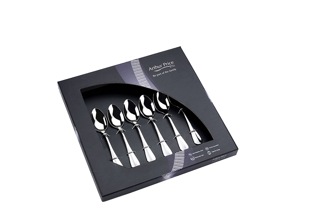 Everyday Classic Baguette Box of 6 Teaspoons – Arthur Price