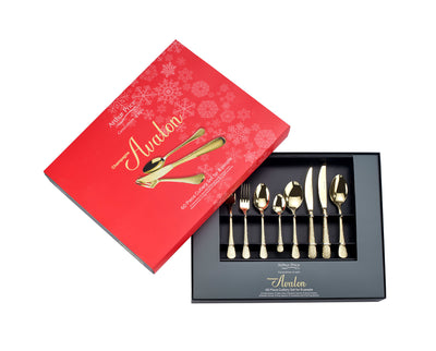 Champagne Avalon 60 Piece 8 Person Cutlery Set