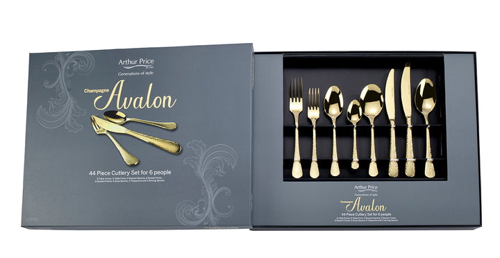 Champagne Avalon 44 Piece Box Set – Arthur Price