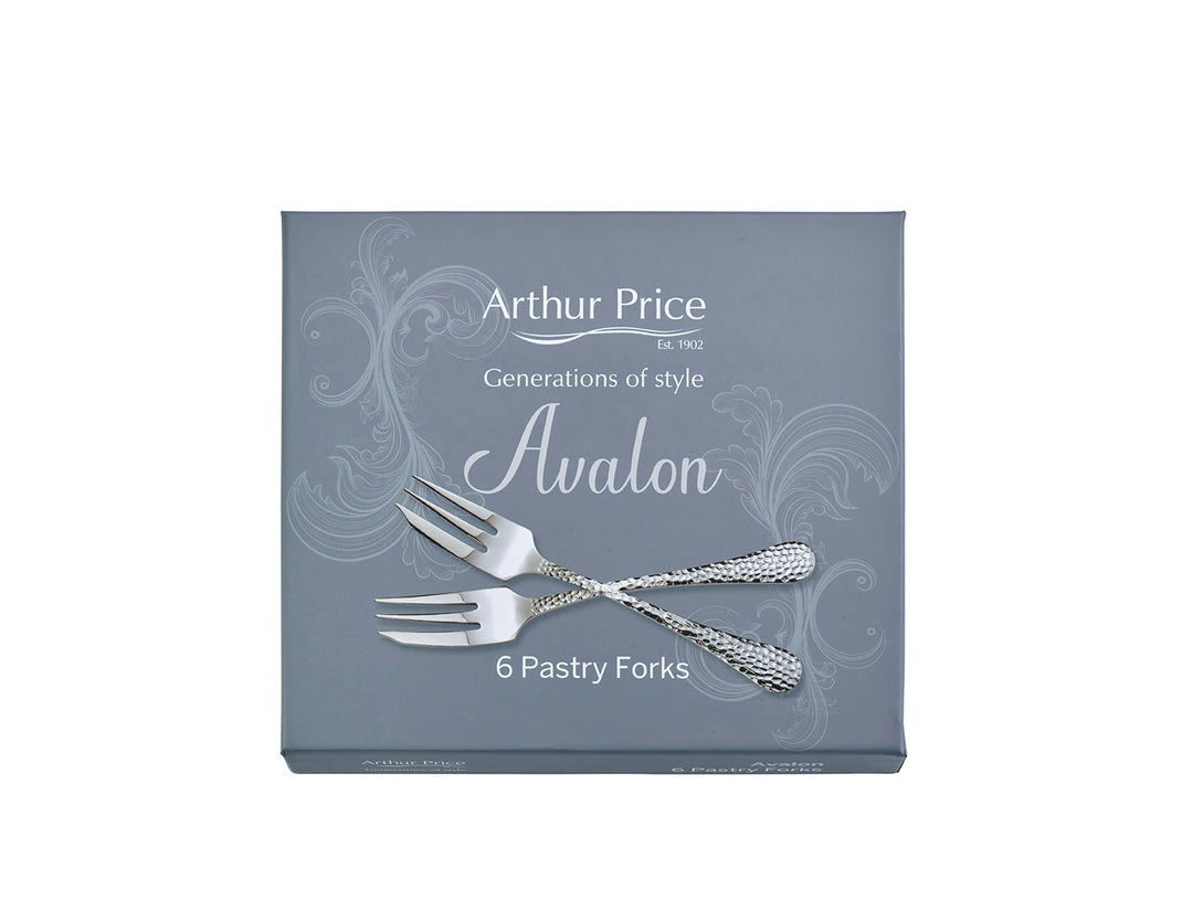 Avalon Box of 6 Pastry Forks – Arthur Price