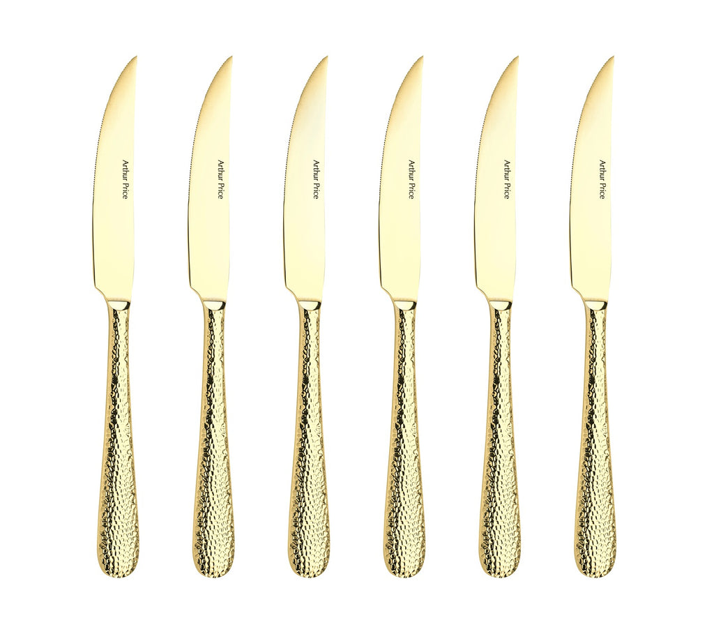 Champagne Avalon Box of 6 Steak Knives – Arthur Price