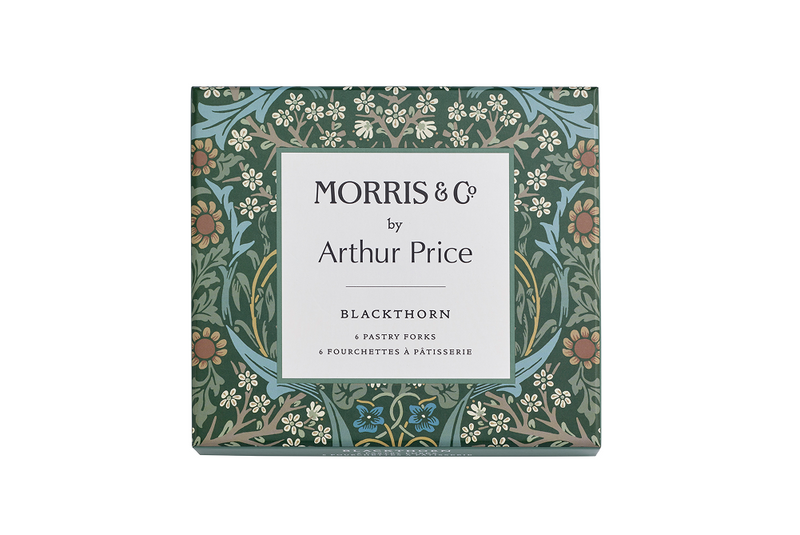 Morris & Co. Blackthorn Box of 6 Pastry Forks