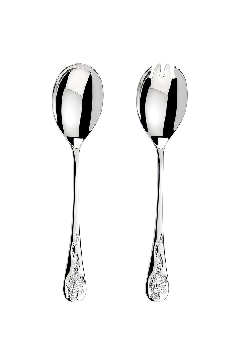 Morris & Co. Blackthorn Boxed Salad Serving Spoon & Fork