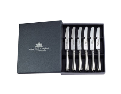 Early English Set Of 6 Tea Knives (Hostess) Arthur Price of England