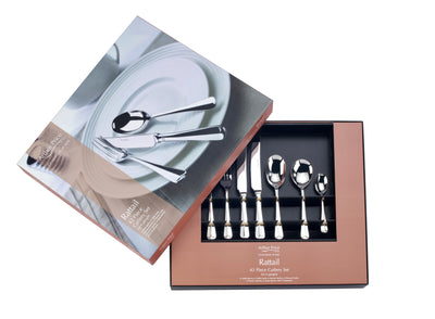 Rattail 42 Piece 6 Person Cutlery Set
