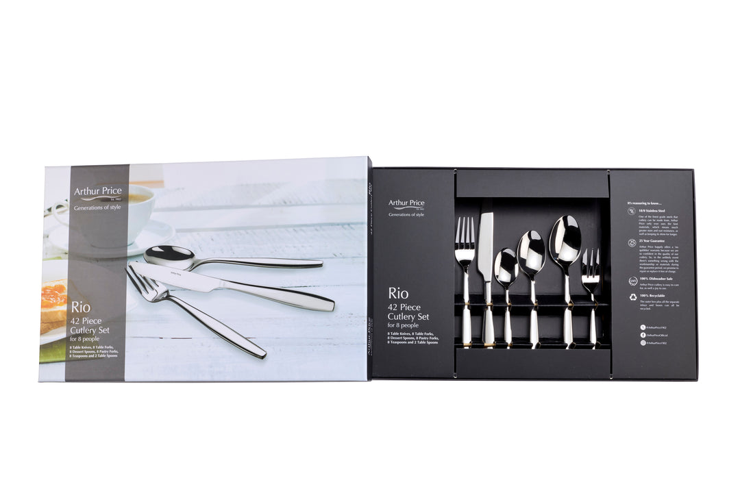 Arthur Price Rio 24ピースカトラリーセット Arthur Price Rio 24 Piece Cutlery Set : Amazon.co.uk: Home & Kitchen