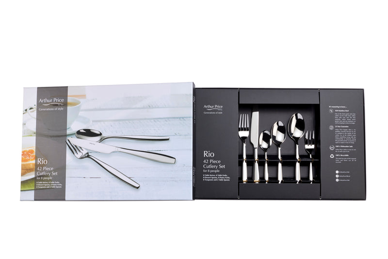 Arthur Price Rio 24ピースカトラリーセット Rio 42 Piece 8 Person Cutlery Set – Arthur Price
