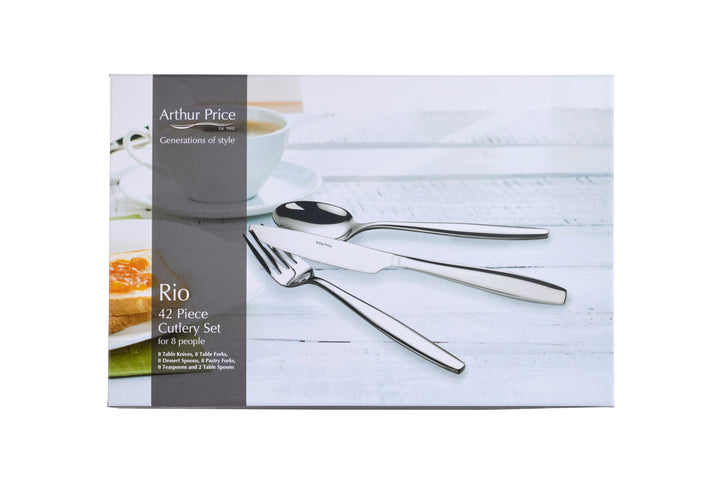 Rio 42 Piece 8 Person Cutlery Set – Arthur Price