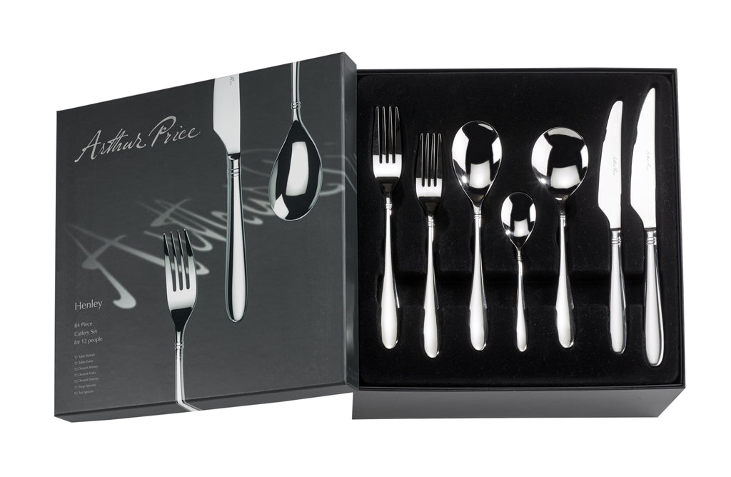【Arthur Price】キングスパターンのディナーフル12本セット Arthur Price Signature Henley 84 Piece