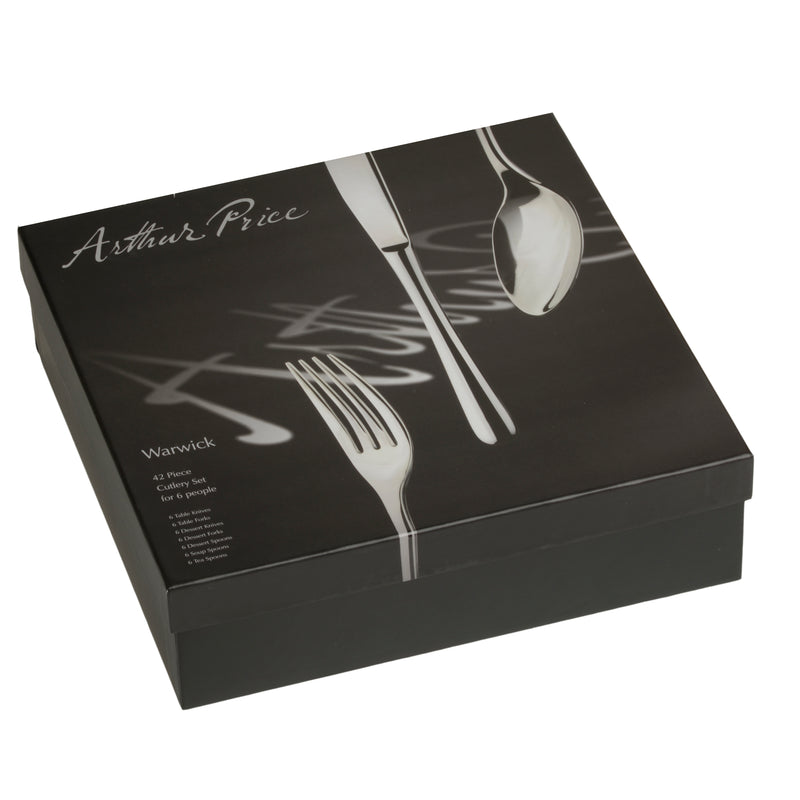 Arthur Price Signature Warwick 42-Piece 6-Person Boxed Set