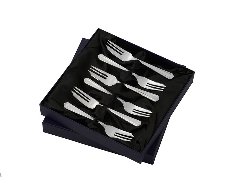 Chester Box of 6 Pastry Forks Arthur Price Of England