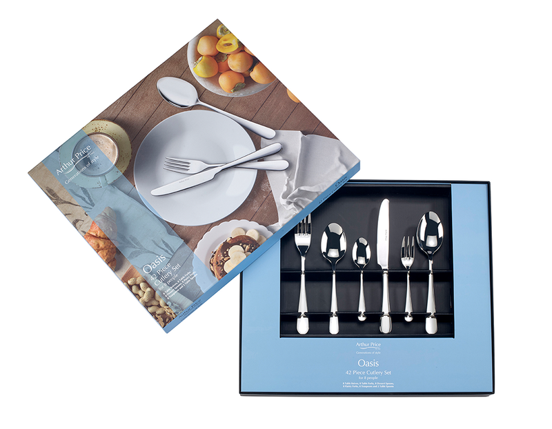 Oasis 42 Piece Cutlery Set