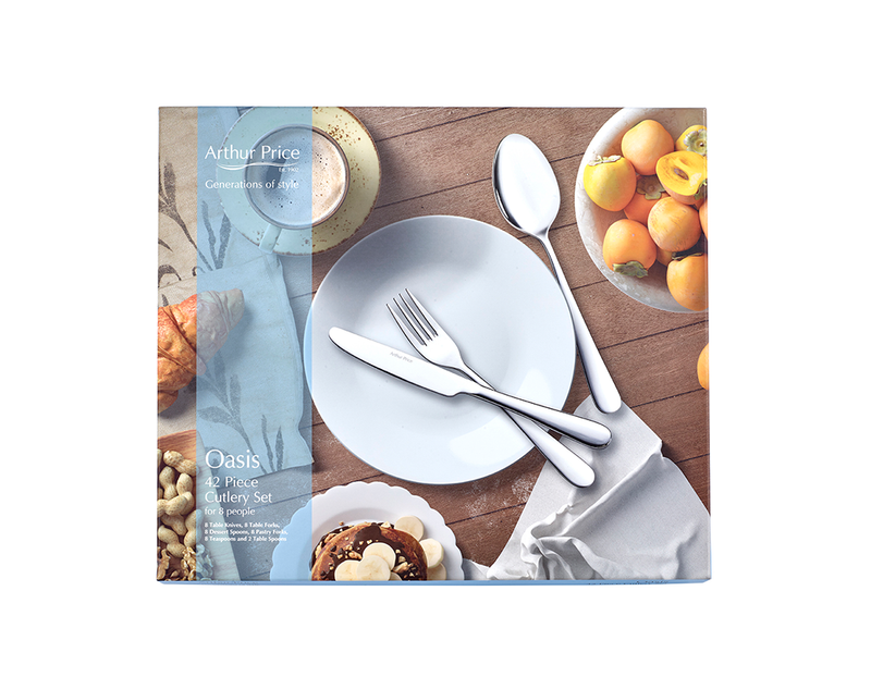 Oasis 42 Piece Cutlery Set