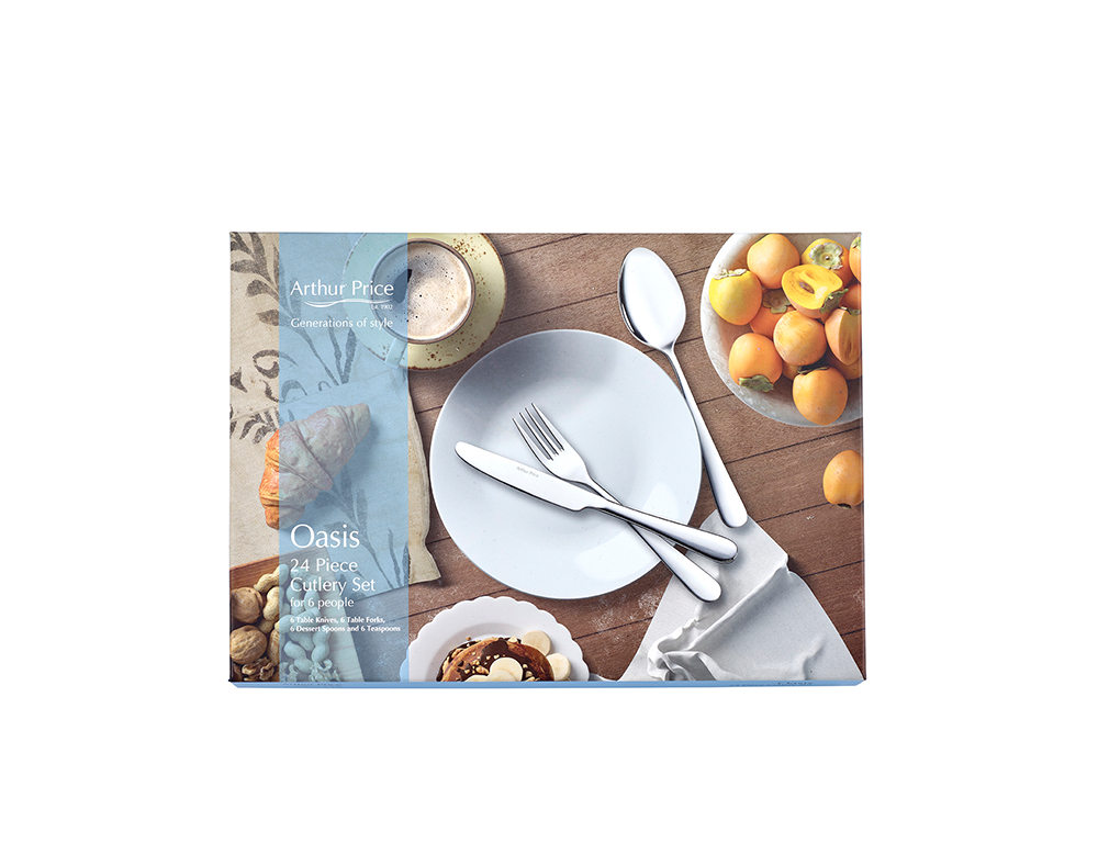 Oasis 24 Piece Cutlery Set – Arthur Price