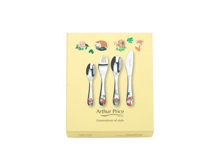 Cherish Me - Woodland 4 Piece Child's Cutlery Set – Arthur Price