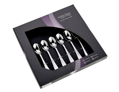 Everyday Classic Rattail Set Of 6 Tea Spoons