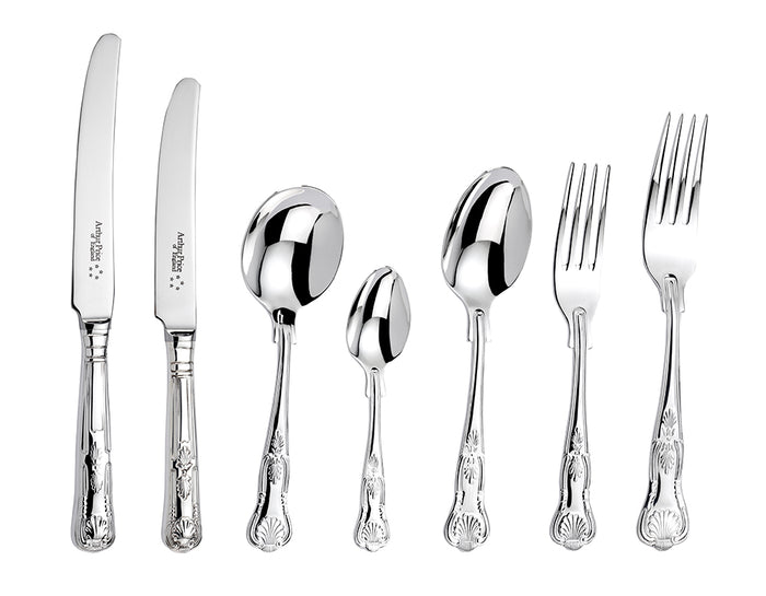 arthur price Kings 60 Piece (Canteen) Arthur Price of England - Stainless Steel / Canteen / 8 Person Place Setting