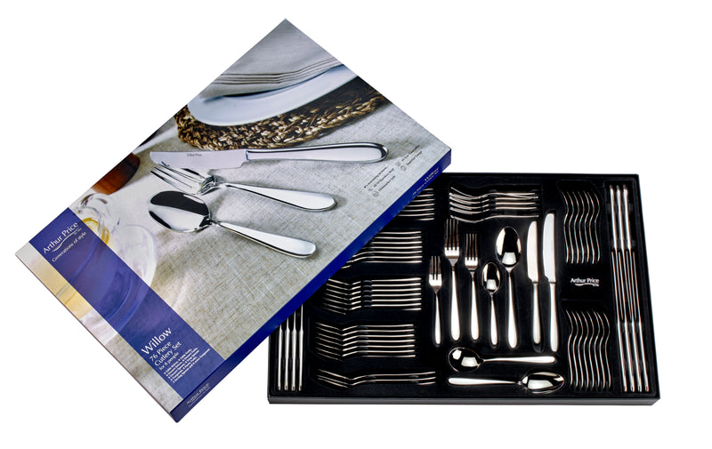 Willow 76 Piece 8 Person Cutlery Set