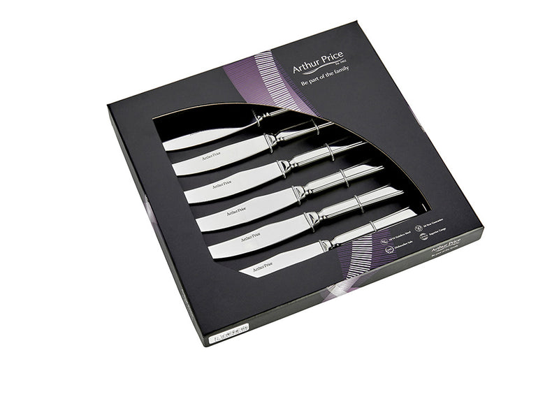 Everyday Classic Harley Box of 6 Steak knives