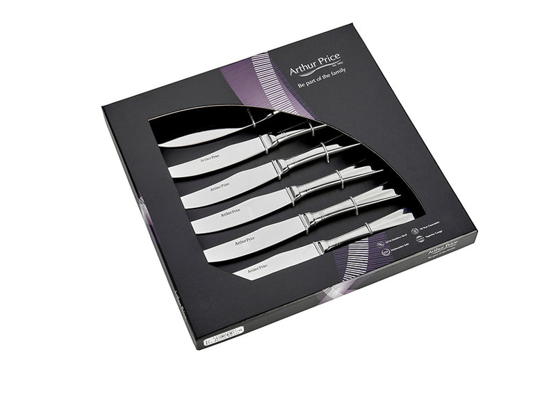 Everyday Classic Rattail Box of 6 Steak knives