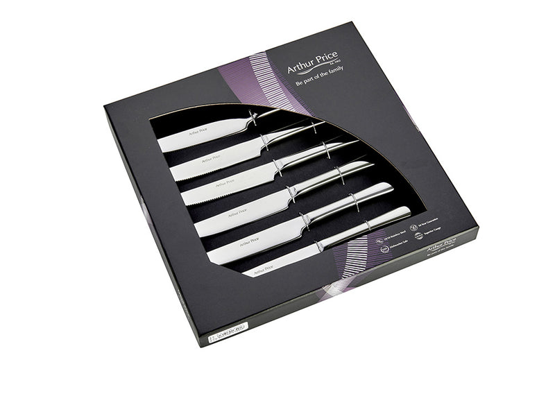 Everyday Classic Willow Box of 6 Steak knives