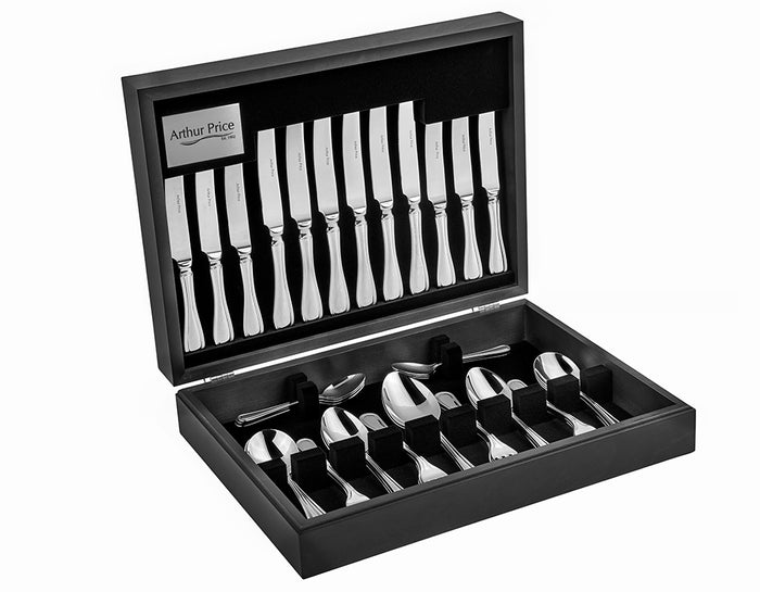 arthur price Everyday Classic Britannia 44 Piece Canteen Set - Stainless Steel / Canteen / 6 Person Place Setting