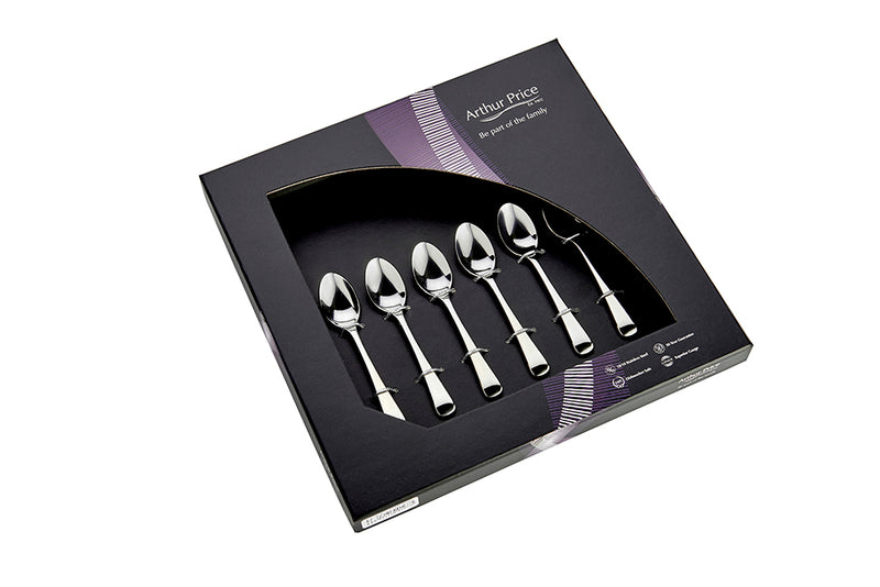 Everyday Classic Old English Box of 6 Coffee Spoons