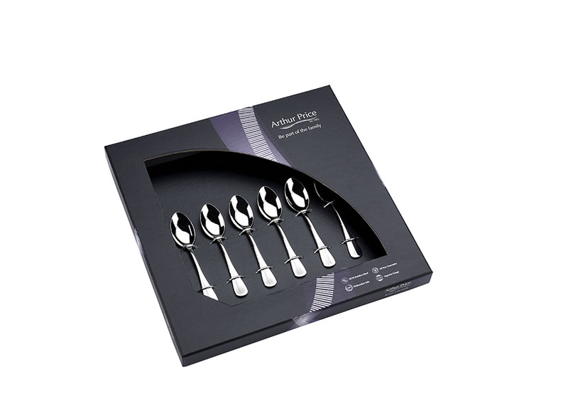 Everyday Classic Baguette Box of 6 Coffee Spoons