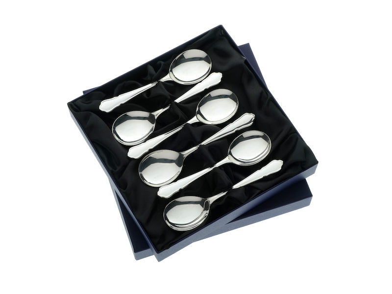 Dubarry 6 Fruit Spoons  Arthur Price of England