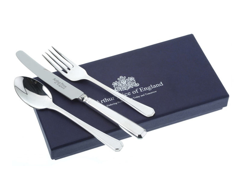 Grecian 3-Piece Stainless Steel Child Set