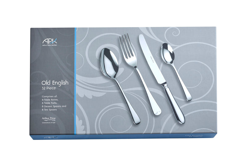 Arthur Price Kitchen 32 Piece Old English Boxed Set