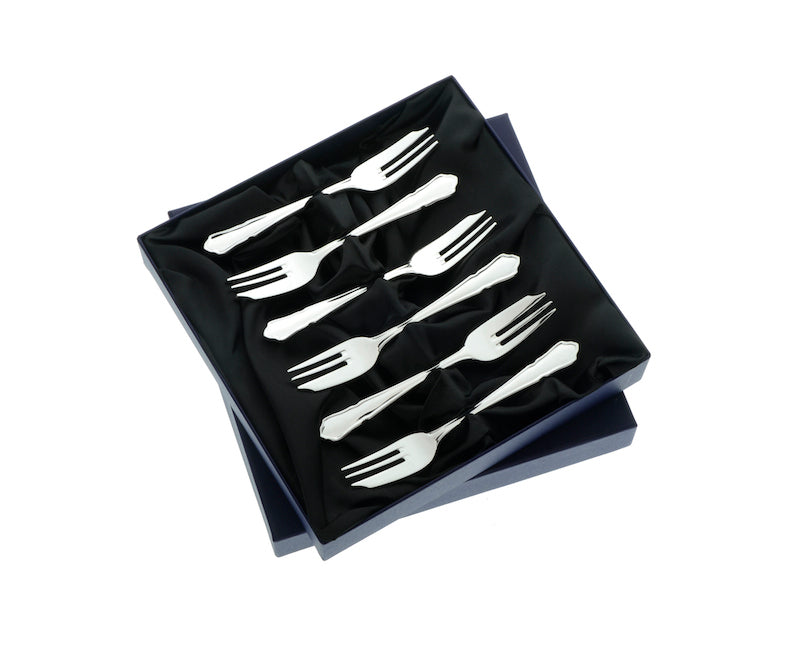 Dubarry 6 Pastry forks  Arthur Price of England 