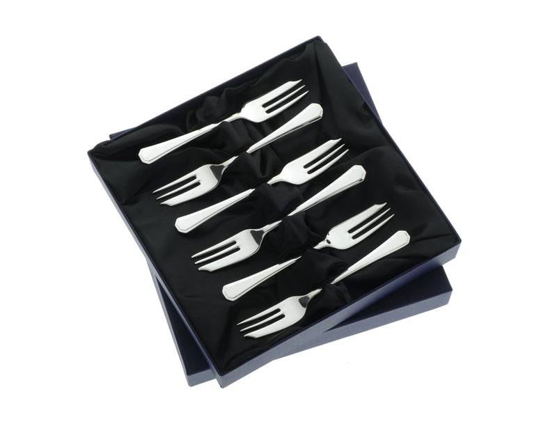 Grecian 6 Pastry forks  Arthur Price of England 